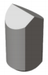 K2型 用于镶制一字型和十字型硬质合金钎头